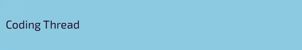 Coding Thread